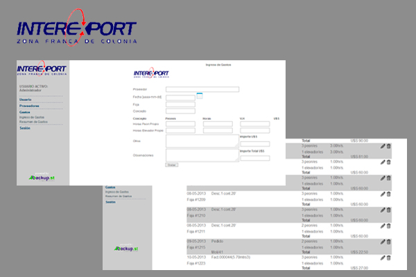 INTEREXPORT - Desarrollo de Sistema de Gestión a medida