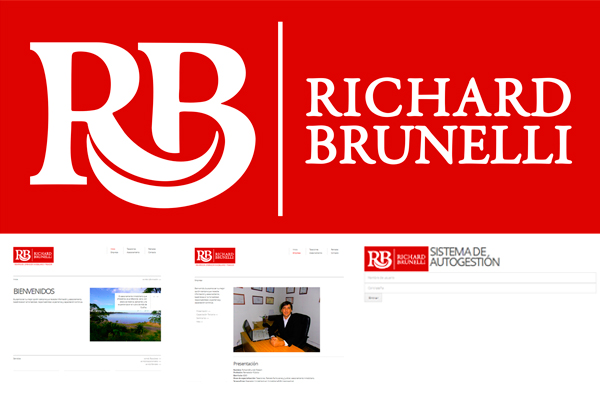 Richard Brunelli - Diseño de Logo, Desarrollo Web y Sistema de Autogestión